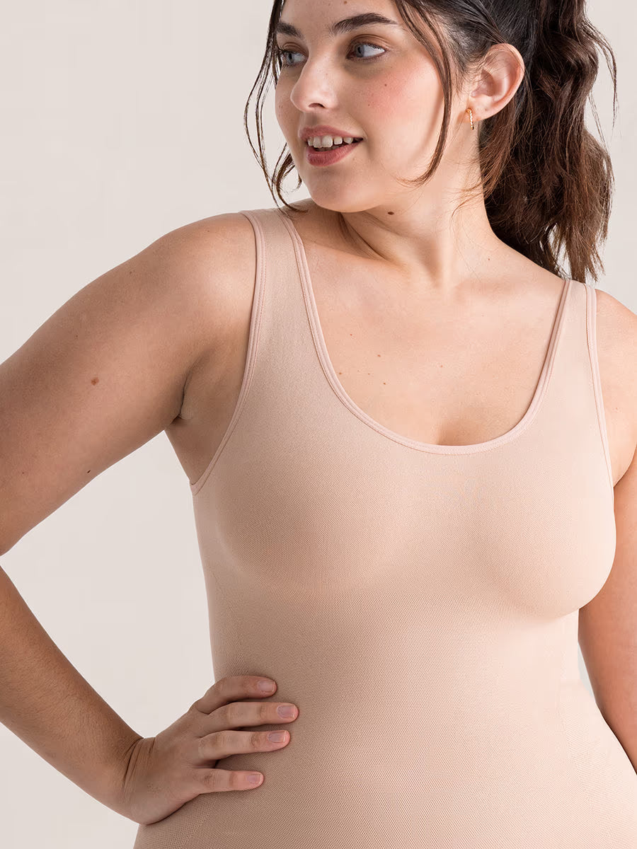 Body Moldeador Manga Ancha de Uso Diario con Control de Abdomen