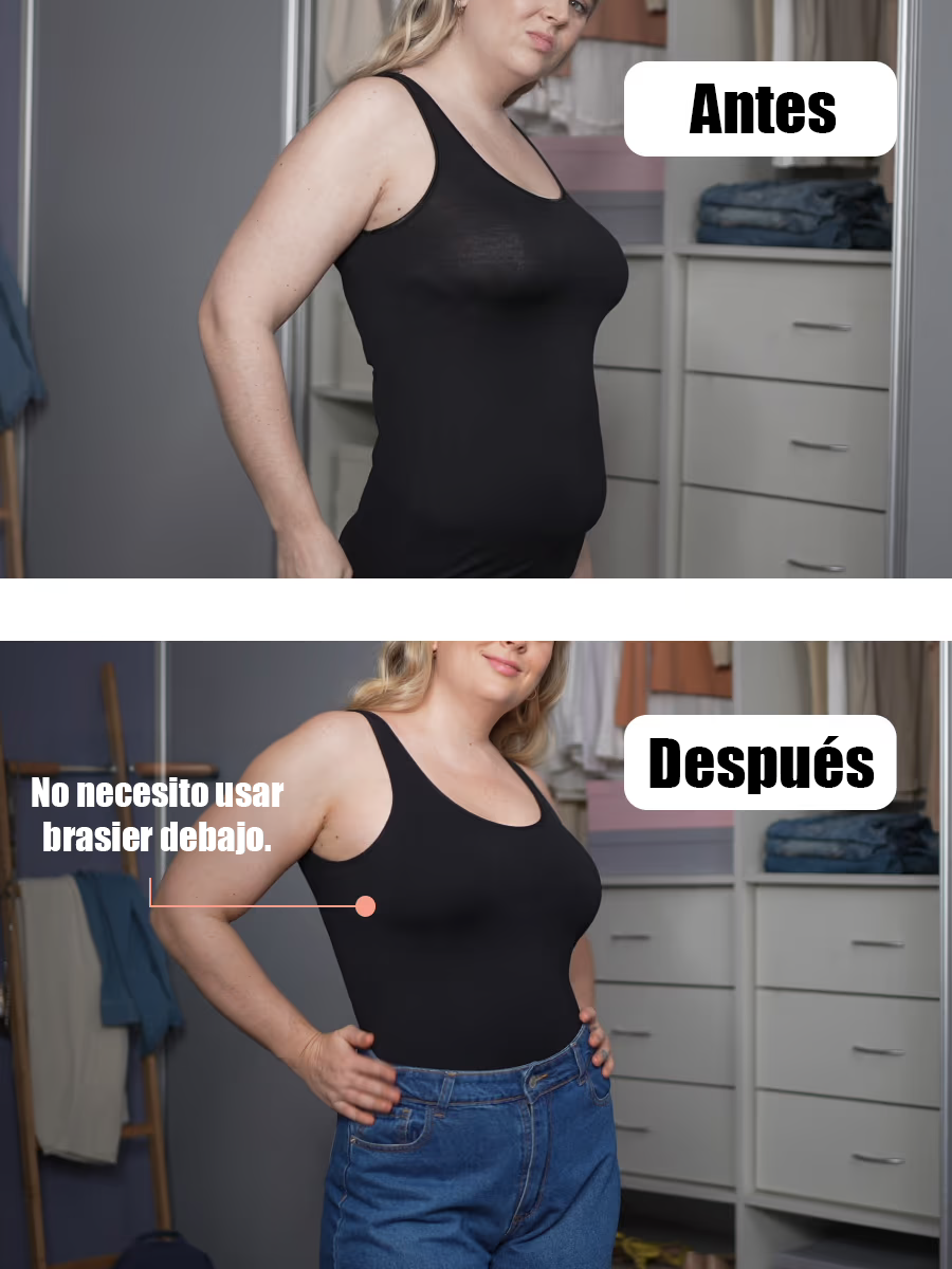 Body Moldeador Manga Ancha de Uso Diario con Control de Abdomen