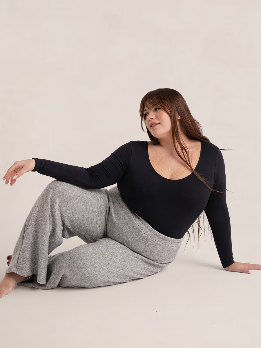 Body Manga Larga de Uso Diario con Control de Abdomen