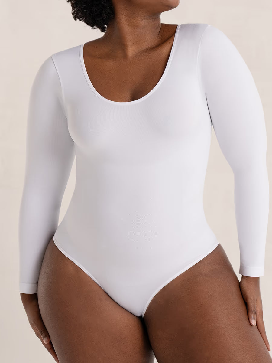 Body Manga Larga de Uso Diario con Control de Abdomen